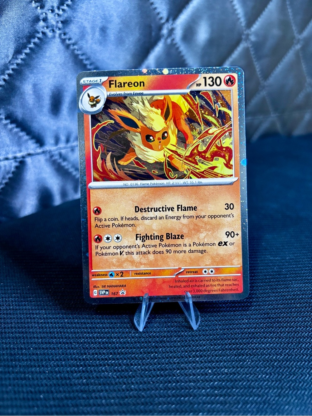 Flareon - 167 Cosmos Holo Sv: Scarlet & Violet Promo Cards Holo